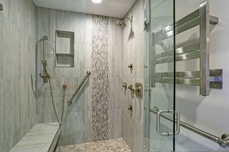 Finished Glass Shower Door